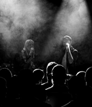 Don Johnson Big Band Heini Ikonen and Tommy Lindgren from Don Johnson Big Band at Glivelab Tampere